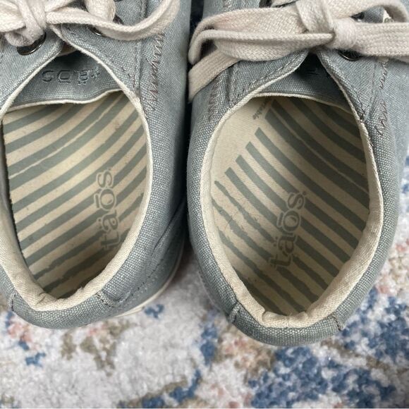 TAOS- Star Sneaker Light Blue Canvas Tennis Shoe Women’s Size 10 - Picture 6 of 9